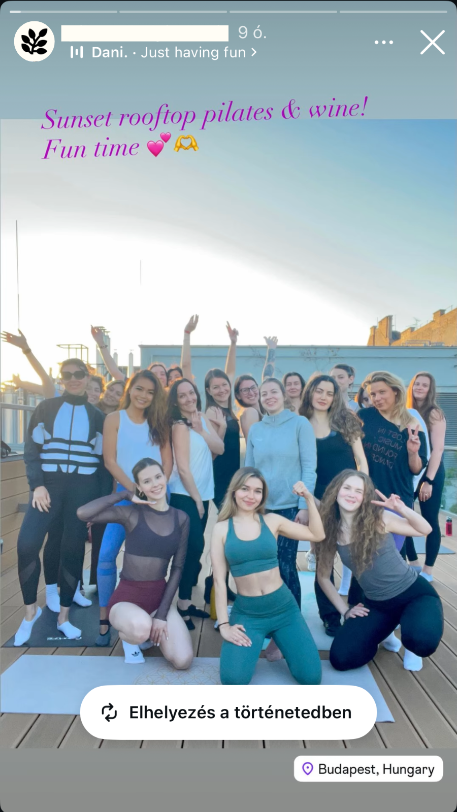 Laura Kremeny rooftop pilates