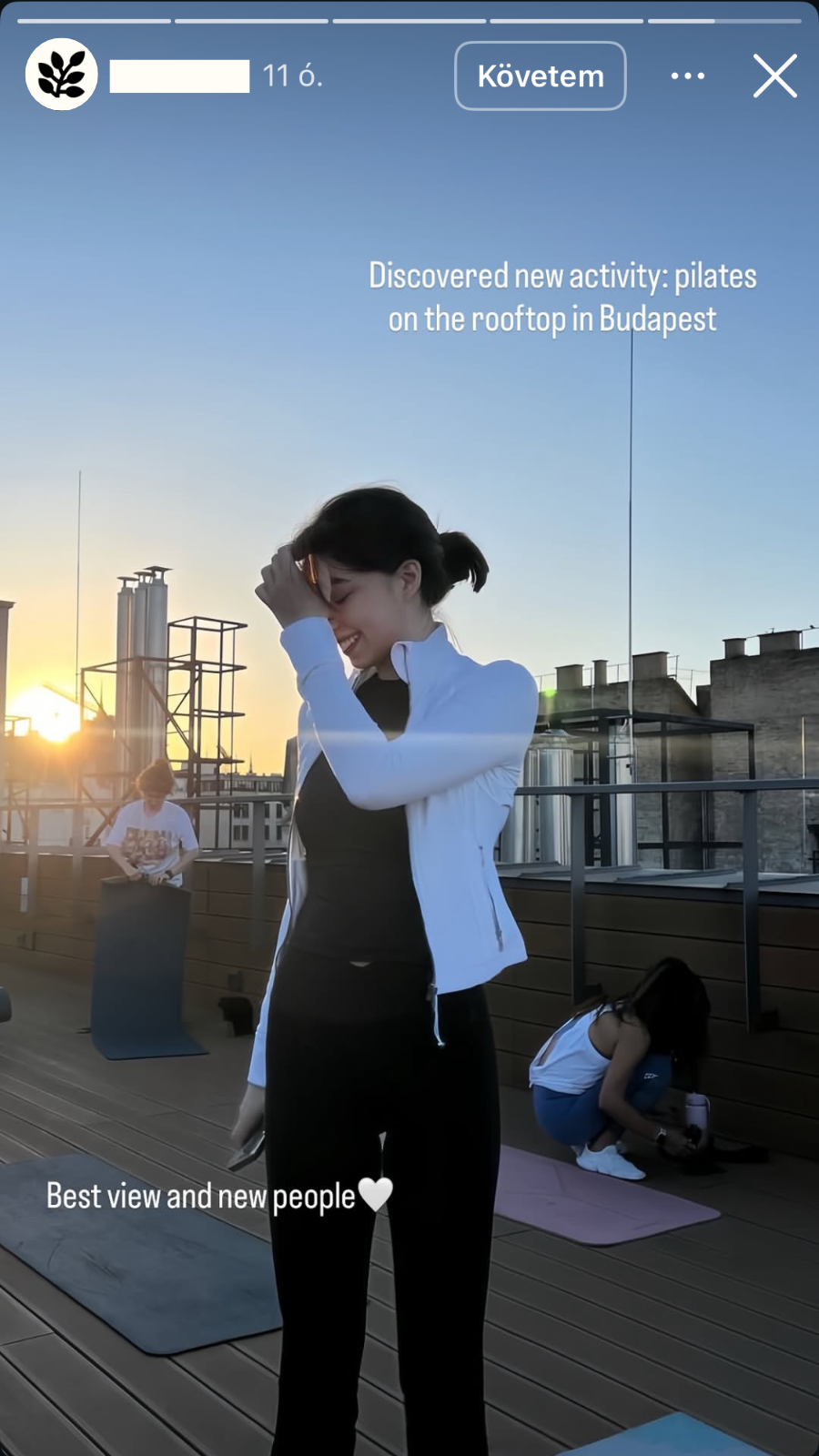 Laura Kremeny rooftop pilates